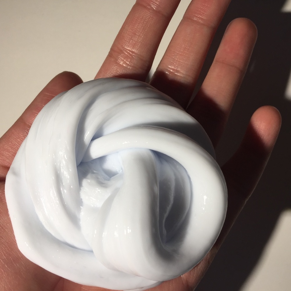Blue or Pink 4 oz fluffy slime